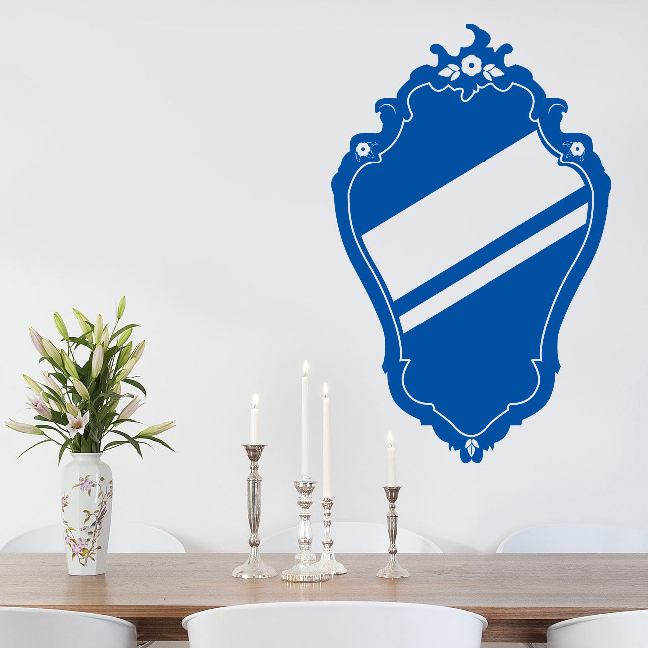 MIRROR Wall Sticker Decal Stencil Silhouette ST201
