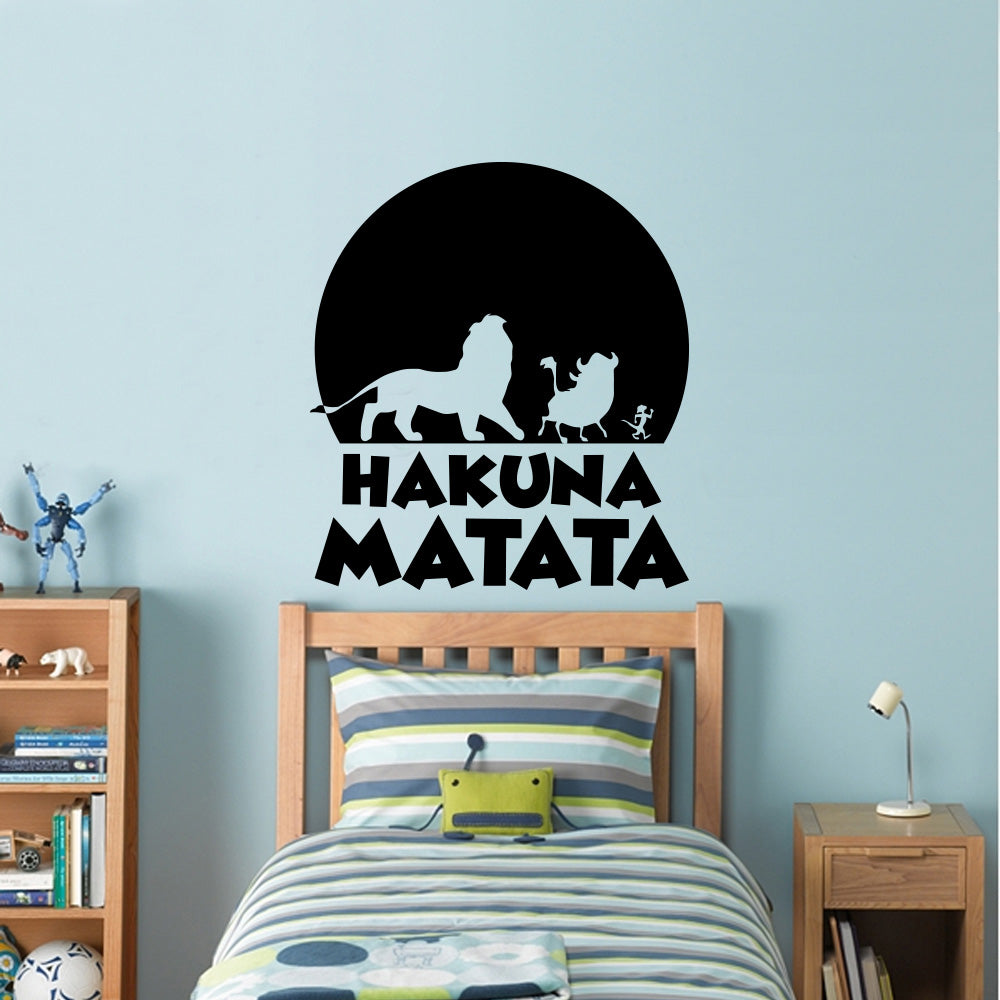 Cartoon Movie Wall Sticker Autocollant Décalque Stencil Silhouette ST225