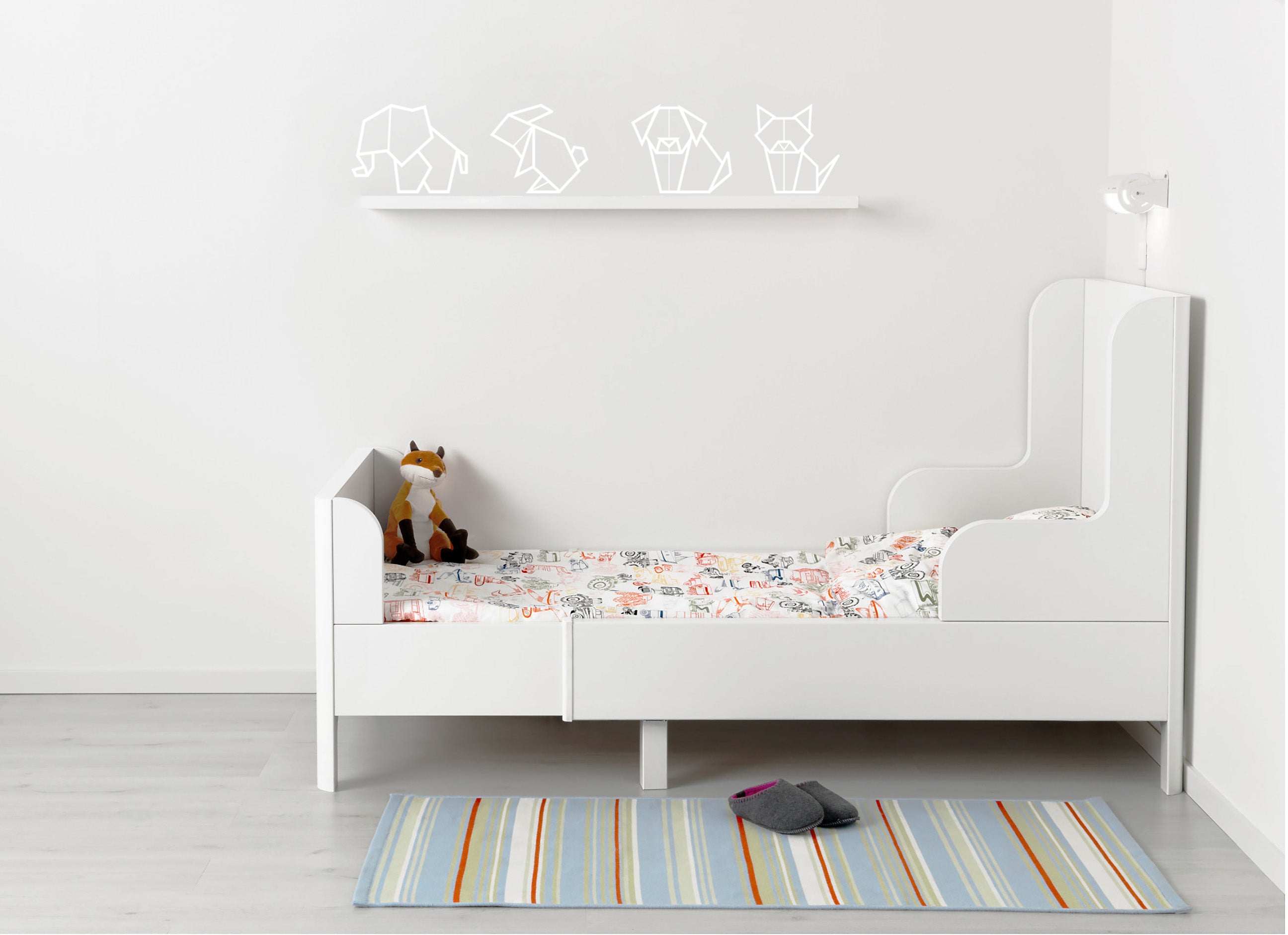 ORIGAMI ANIMALS Wall Sticker Decal Stencil Silhouette ST401