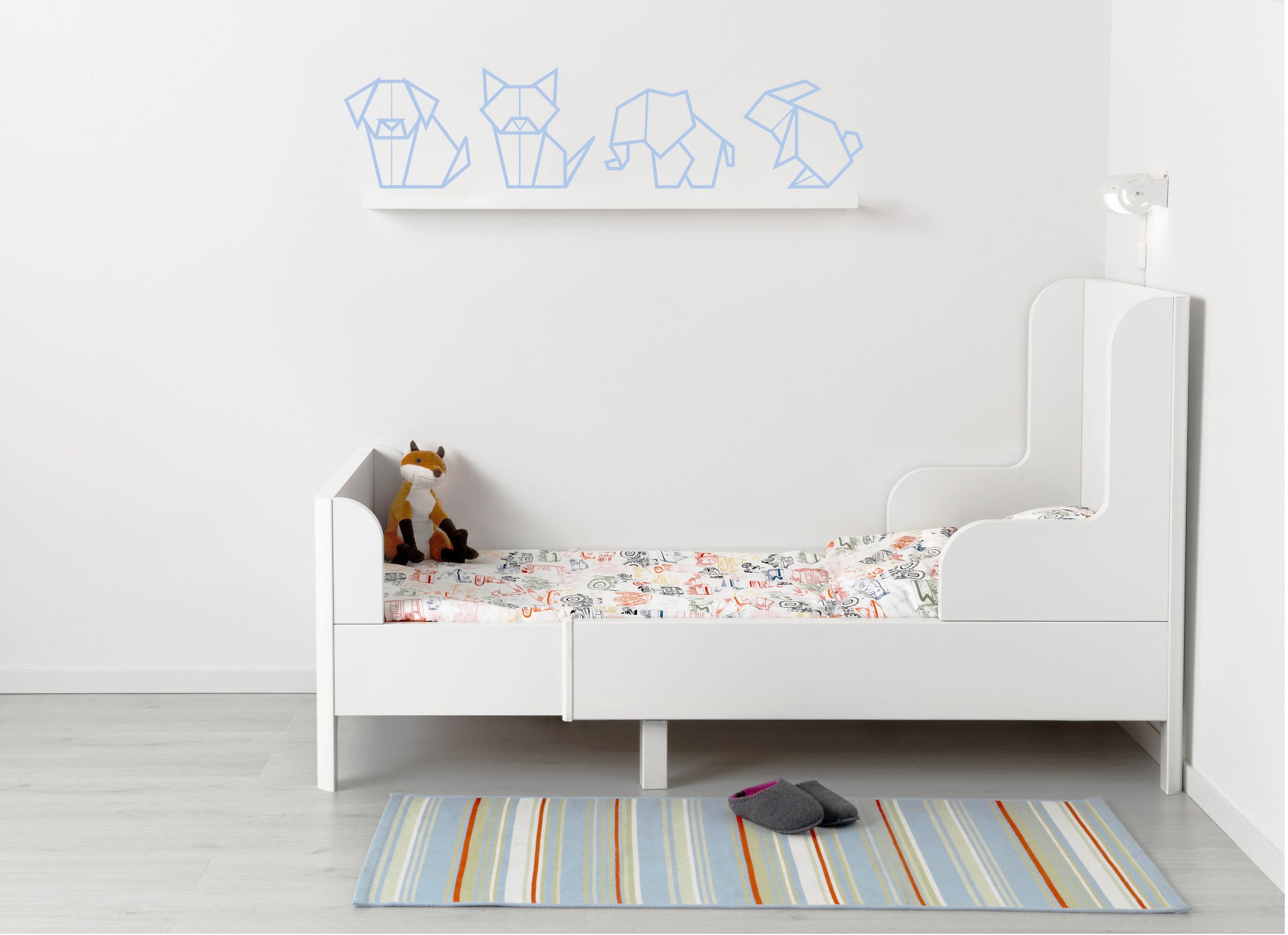 ORIGAMI ANIMALS Wall Sticker Decal Stencil Silhouette ST401