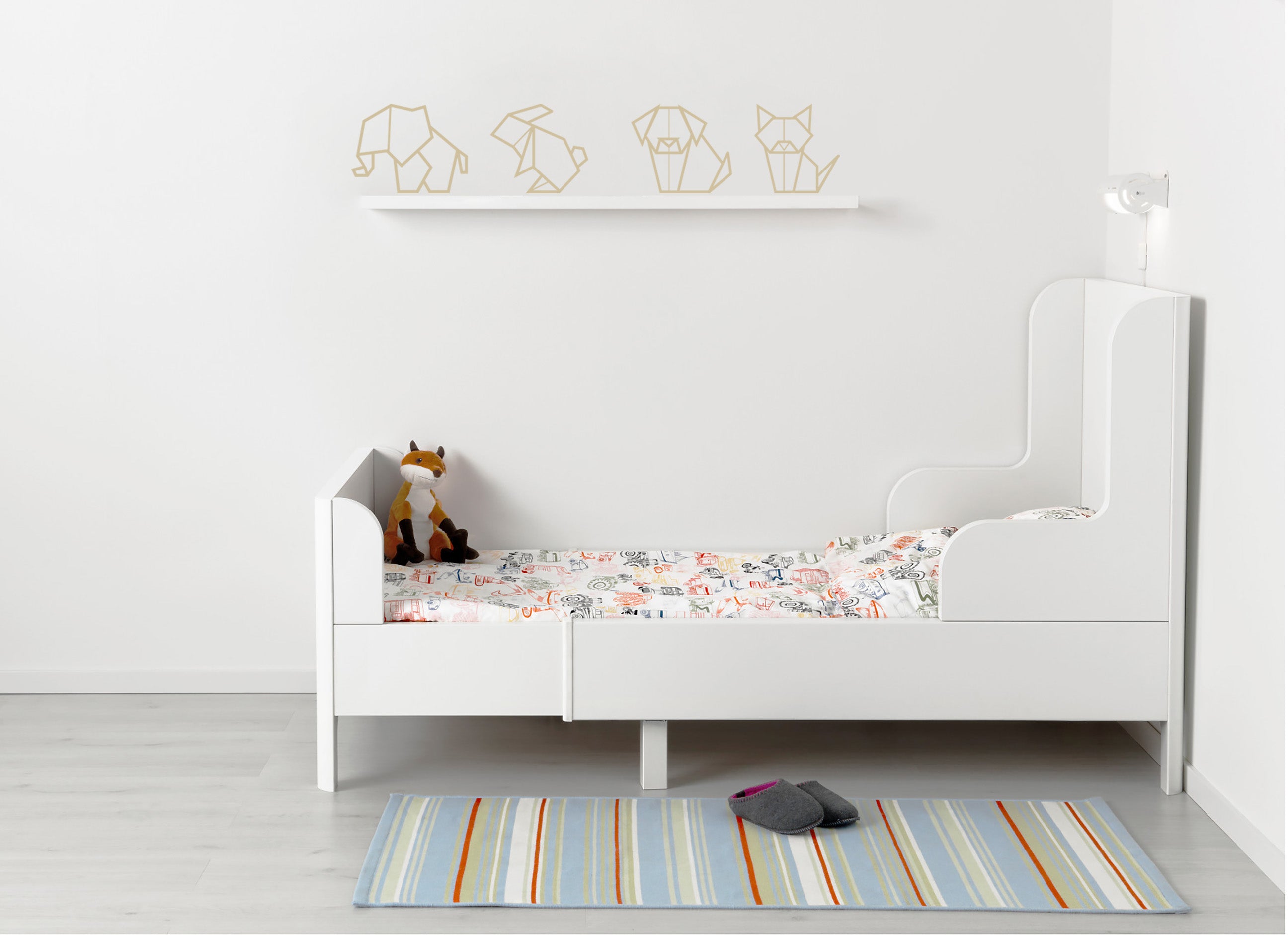 ORIGAMI ANIMALS Wall Sticker Decal Stencil Silhouette ST401