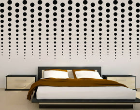 Rain Of Dots Wall Sticker Decal Stencil Silhouette ST252