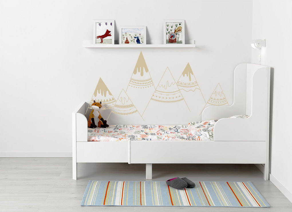 personnalisé INDIAN MOUNTAINS Wall Sticker Decal Stencil Silhouette ST258
