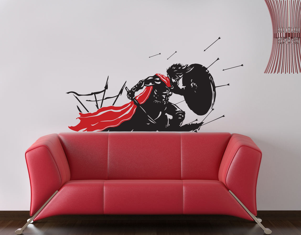 SPARTAN  Wall Sticker Decal Stencil Silhouette ST267
