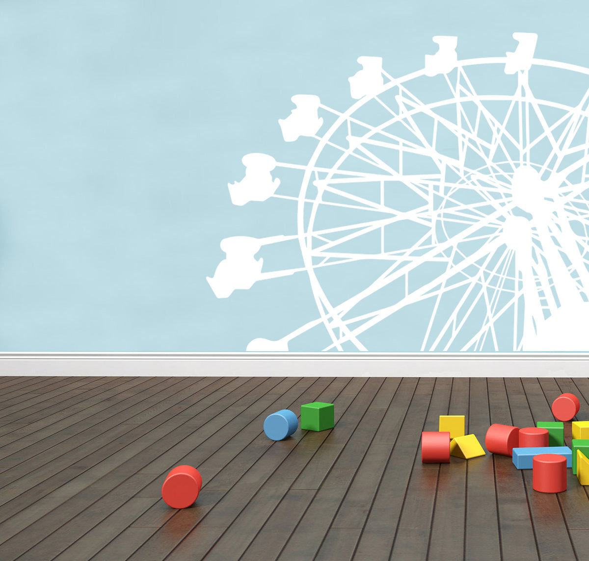 Ferris Wheel Wall Sticker Decal Stencil Silhouette ST271