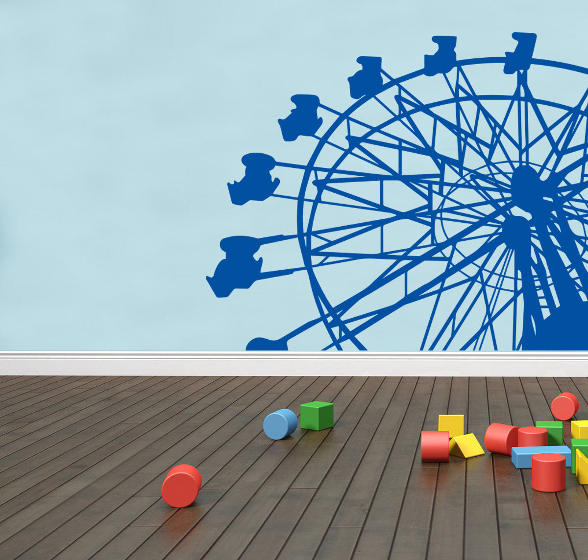 Ferris Wheel Wall Sticker Decal Stencil Silhouette ST271