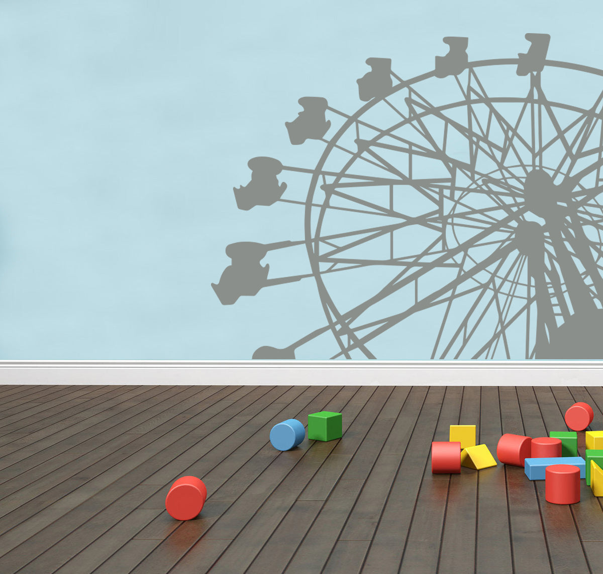Ferris Wheel Wall Sticker Decal Stencil Silhouette ST271