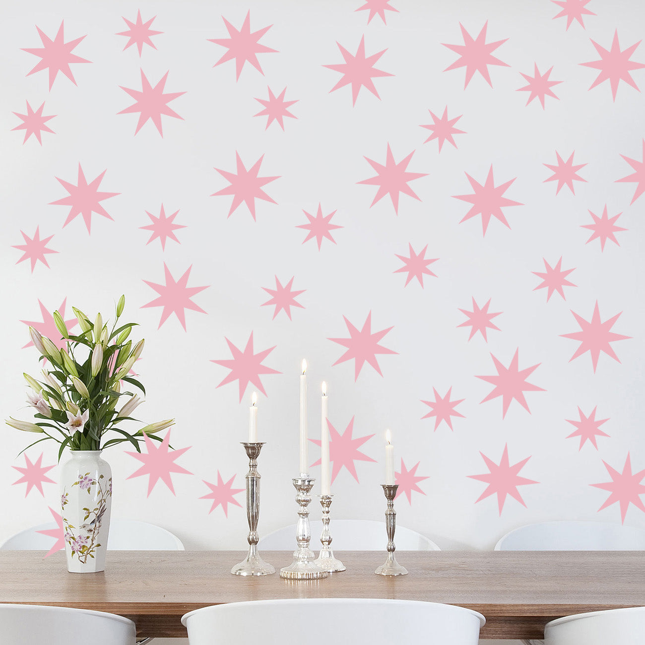 Sun Stars Wall Sticker Decal Stencil Silhouette ST276