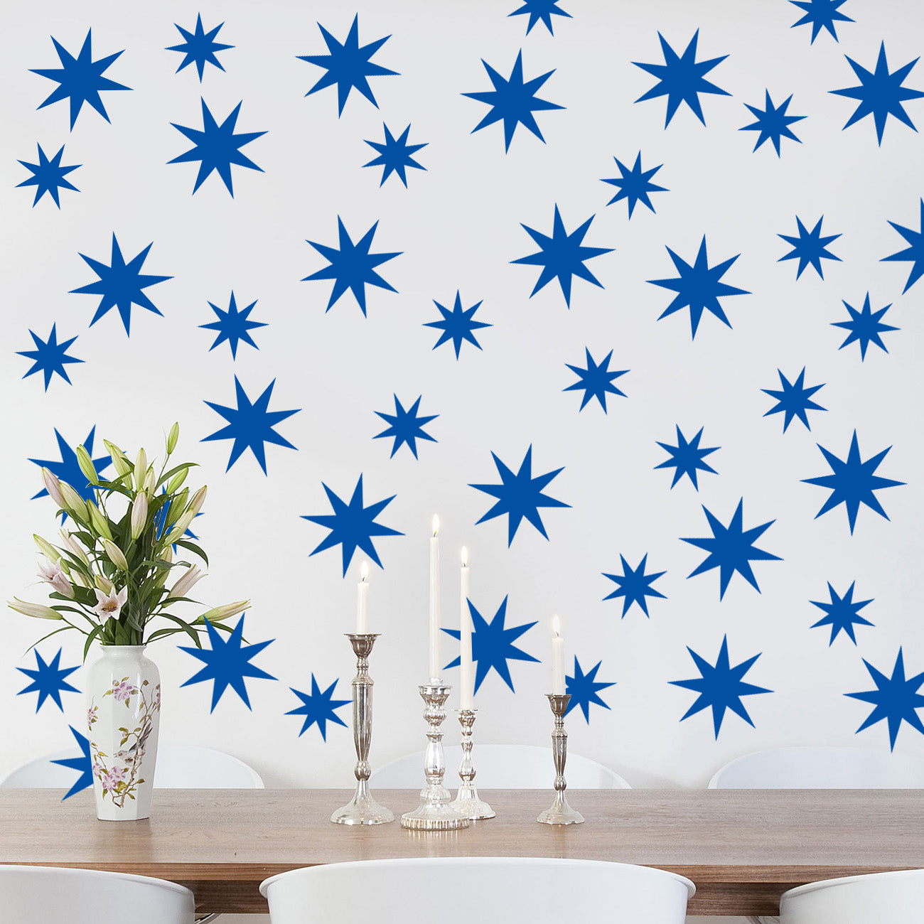 Sun Stars Wall Sticker Decal Stencil Silhouette ST276