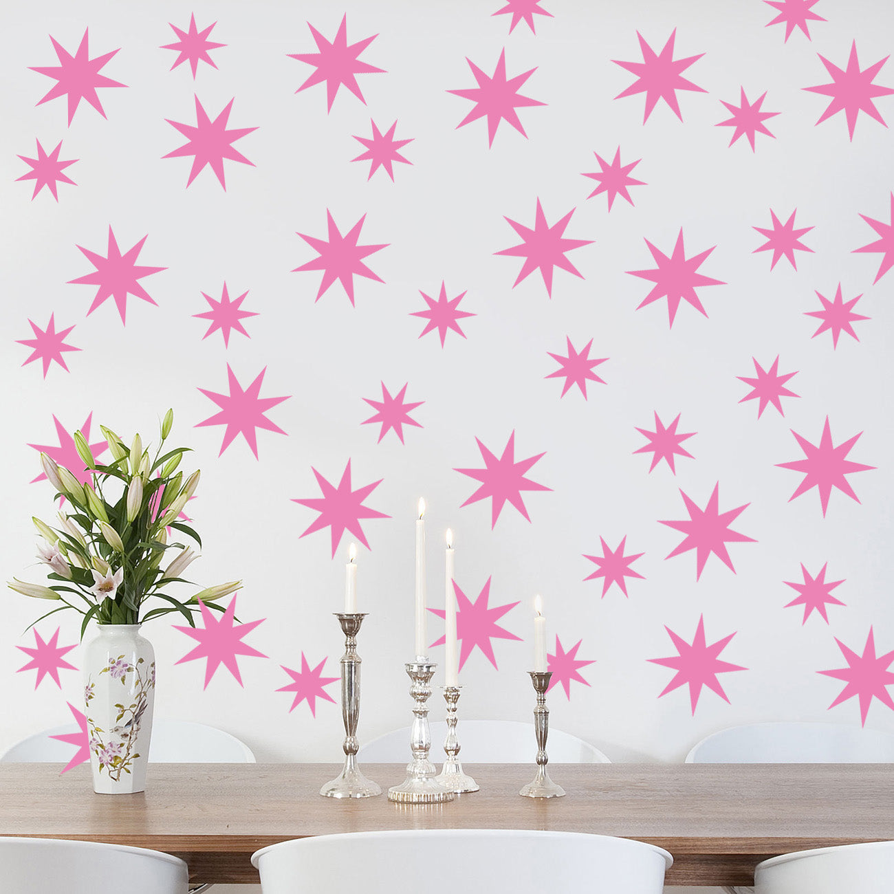 Sun Stars Wall Sticker Decal Stencil Silhouette ST276