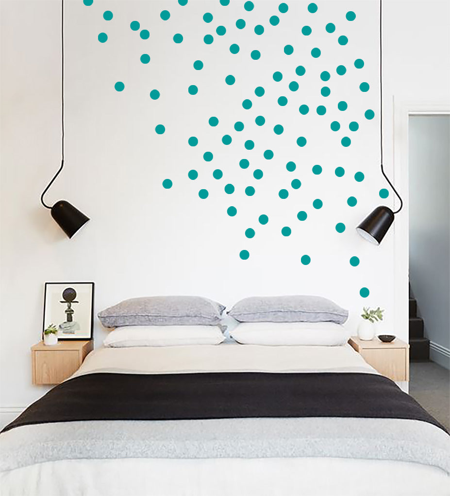 POLKA DOTS SET Wall Sticker Decal Stencil Silhouette ST283