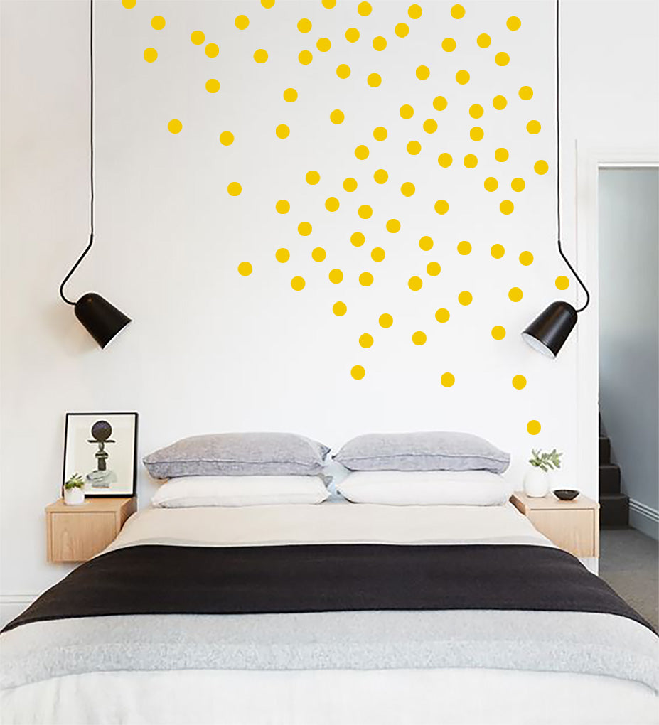 POLKA DOTS SET Wall Sticker Decal Stencil Silhouette ST283