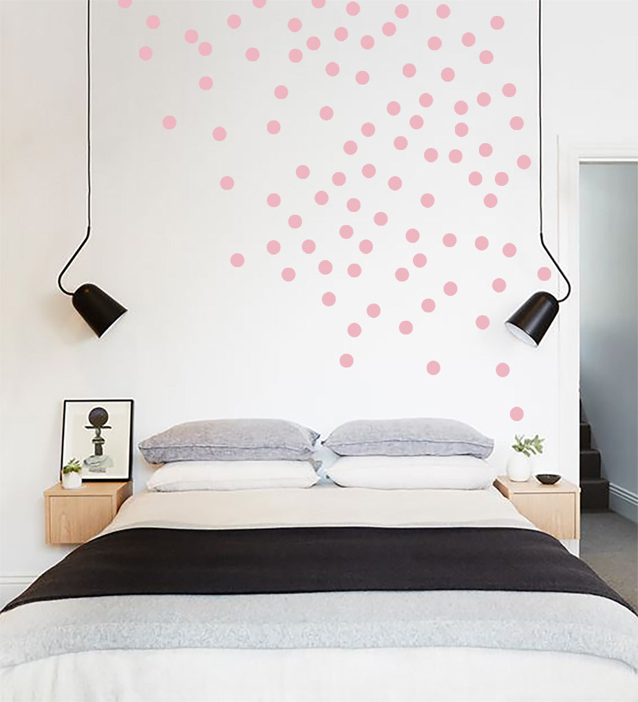 POLKA DOTS SET Wall Sticker Decal Stencil Silhouette ST283
