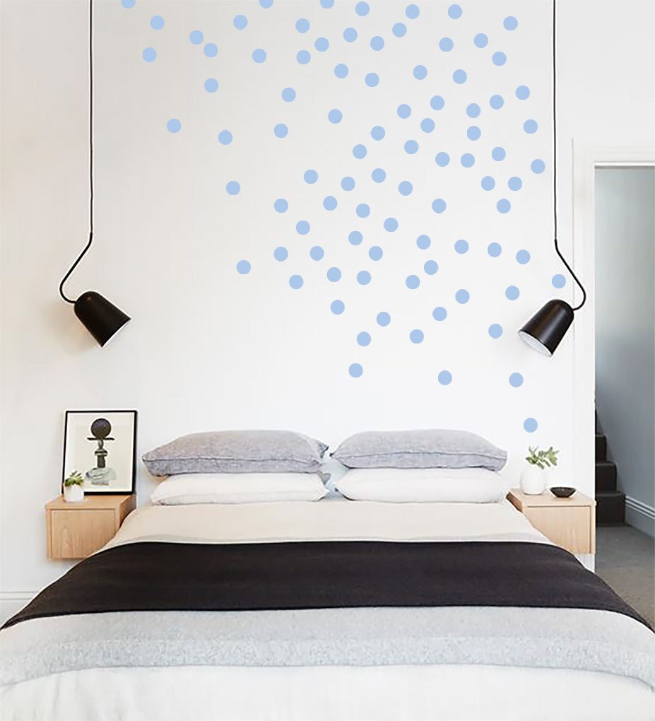 POLKA DOTS SET Wall Sticker Decal Stencil Silhouette ST283