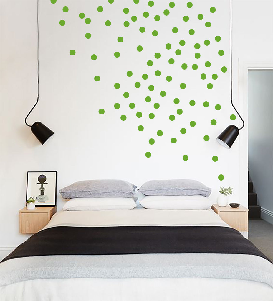 POLKA DOTS SET Wall Sticker Decal Stencil Silhouette ST283