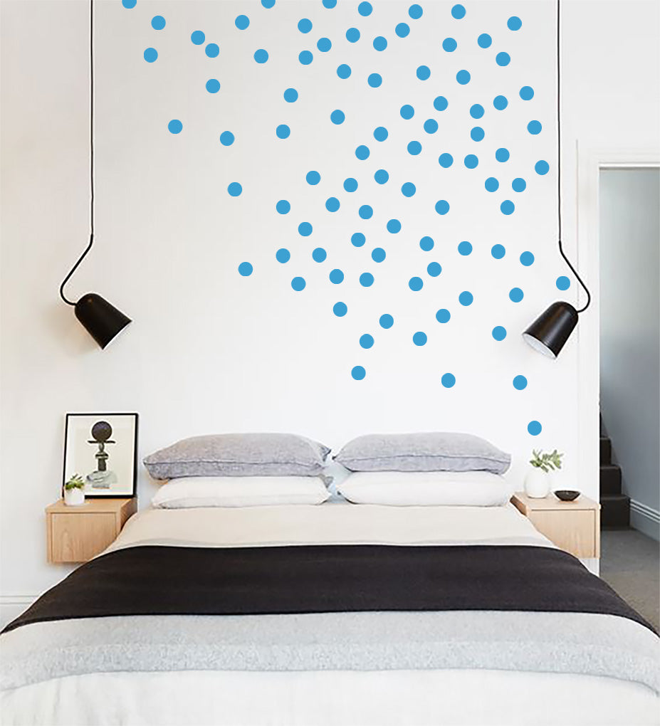 POLKA DOTS SET Wall Sticker Decal Stencil Silhouette ST283