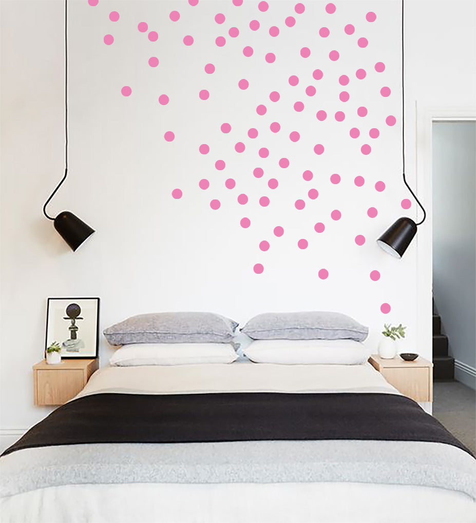 POLKA DOTS SET Wall Sticker Decal Stencil Silhouette ST283