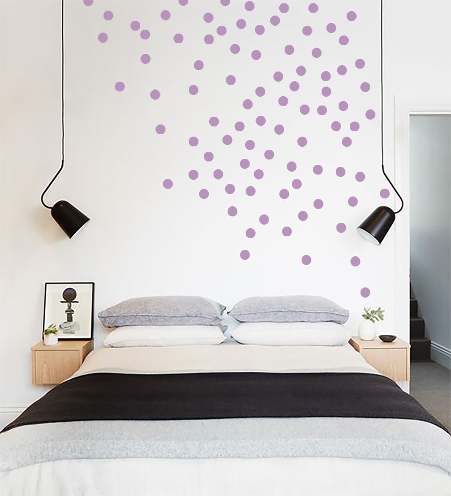 POLKA DOTS SET Wall Sticker Decal Stencil Silhouette ST283