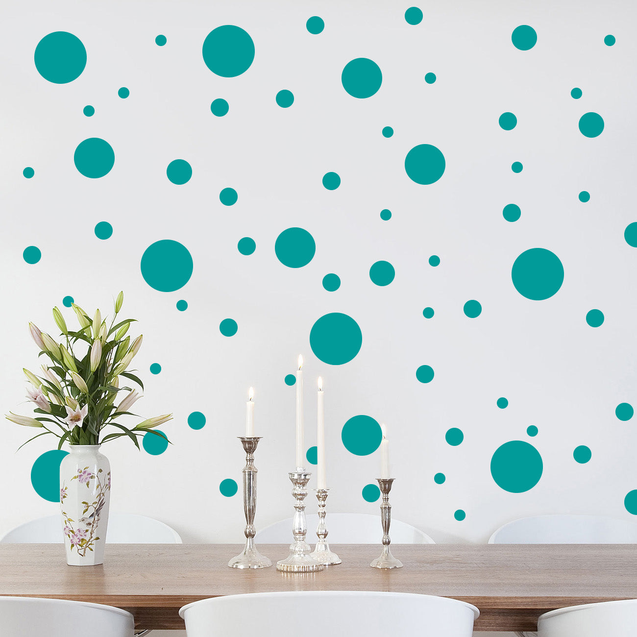 Polka Dots SET Wall Sticker Decal Stencil Silhouette ST284