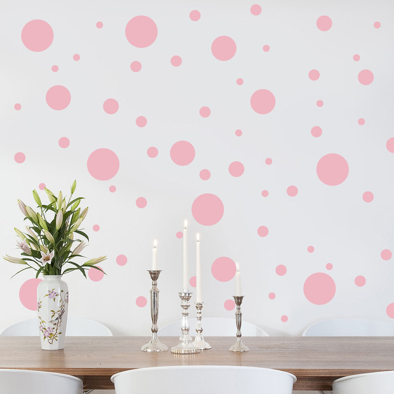 Polka Dots SET Wall Sticker Decal Stencil Silhouette ST284