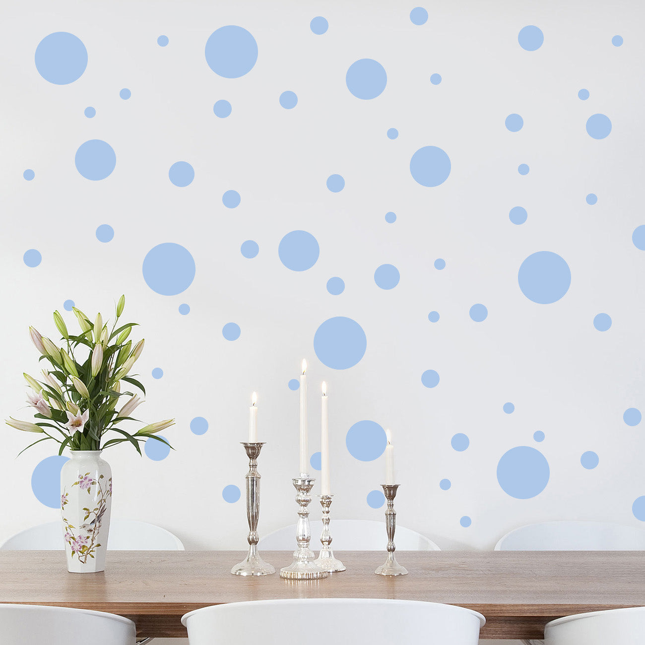 Polka Dots SET Wall Sticker Decal Stencil Silhouette ST284