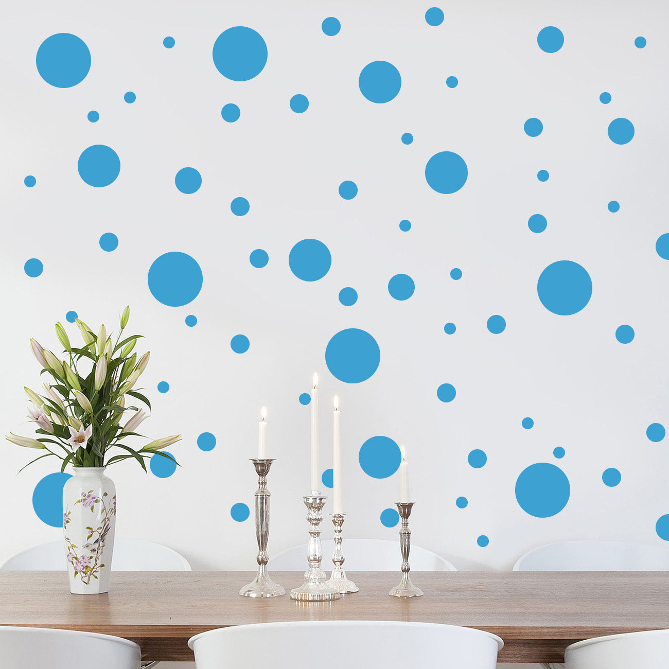 Polka Dots SET Wall Sticker Decal Stencil Silhouette ST284