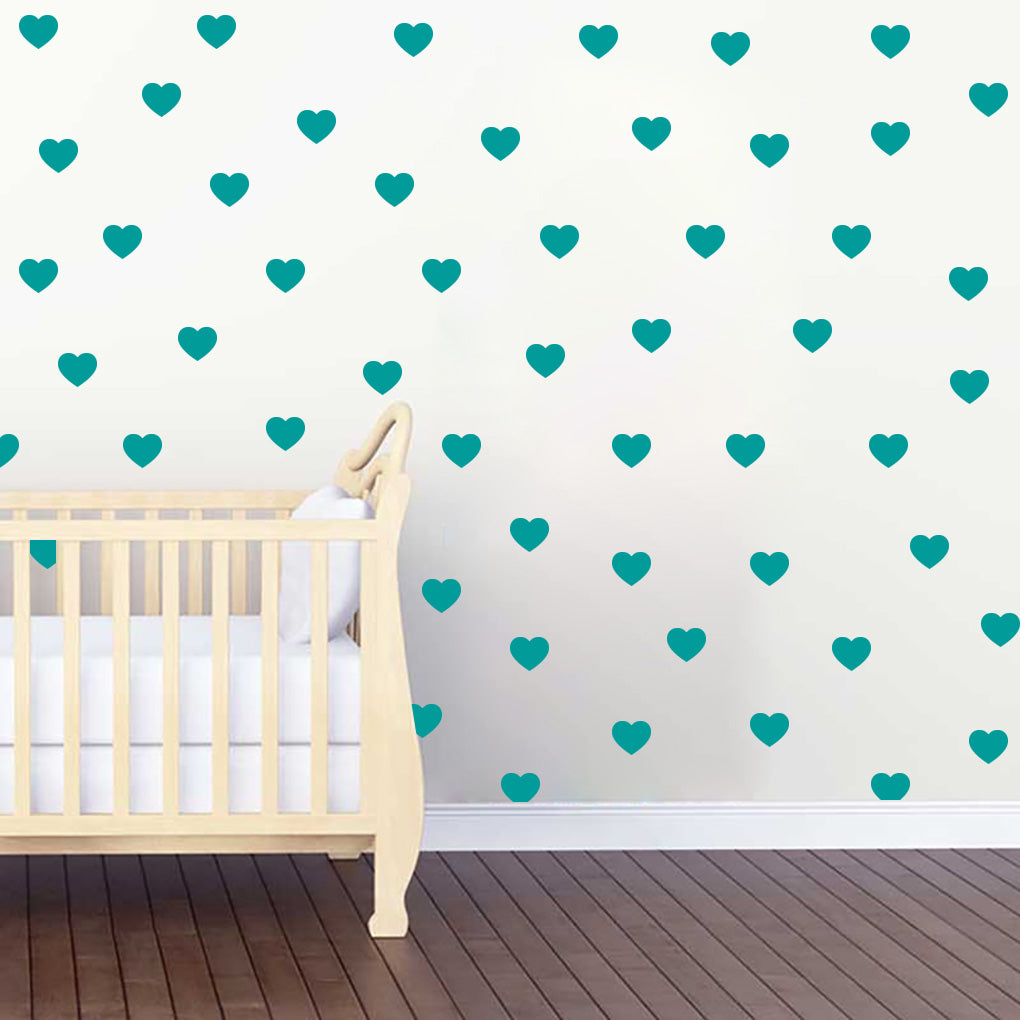 Heart SET Wall Sticker Decal Stencil Silhouette ST291