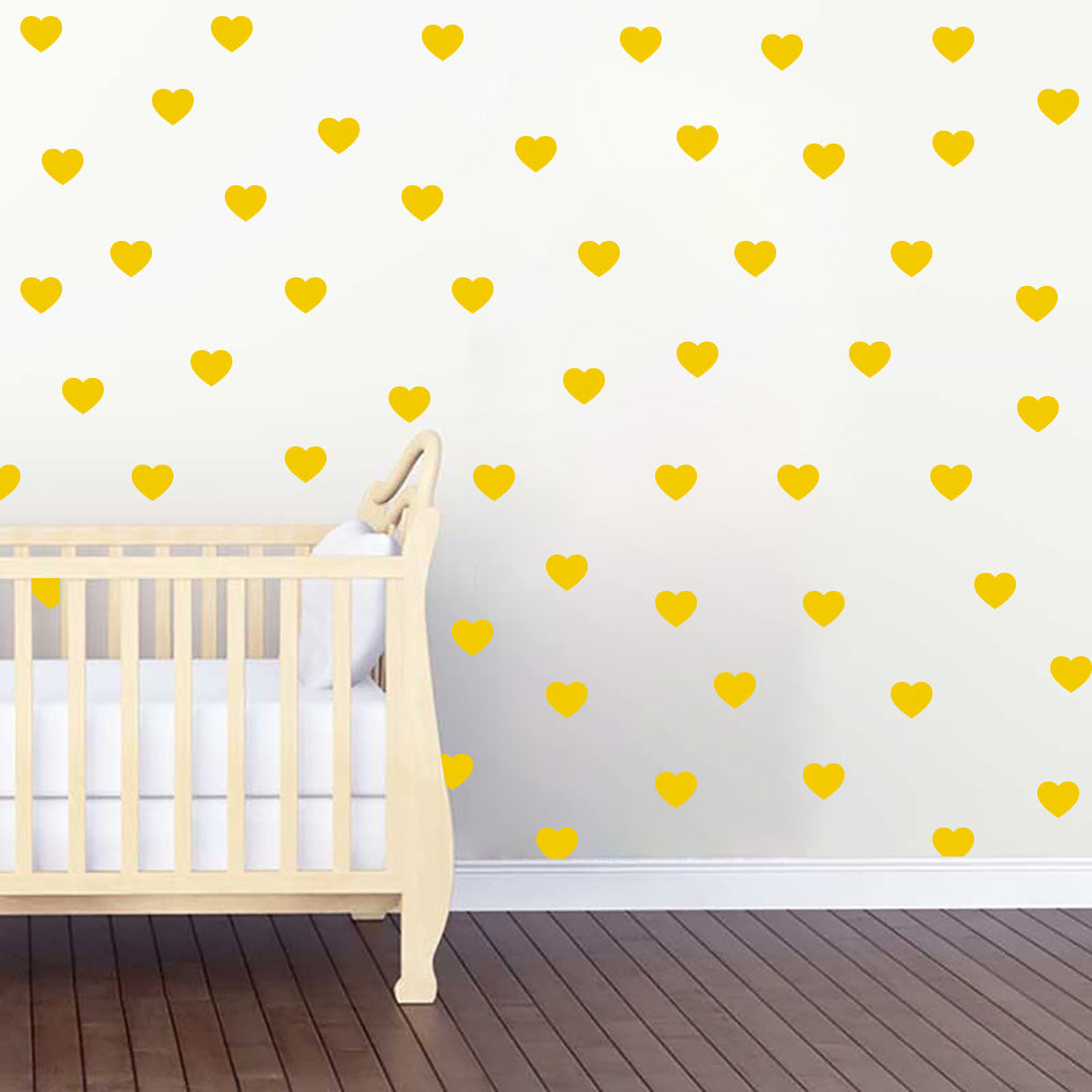 Heart SET Wall Sticker Decal Stencil Silhouette ST291