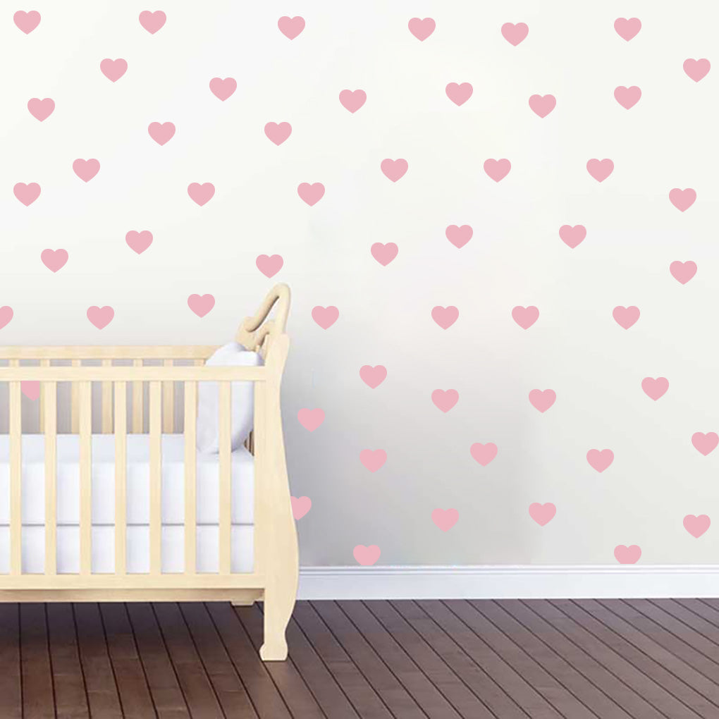 Heart SET Wall Sticker Decal Stencil Silhouette ST291