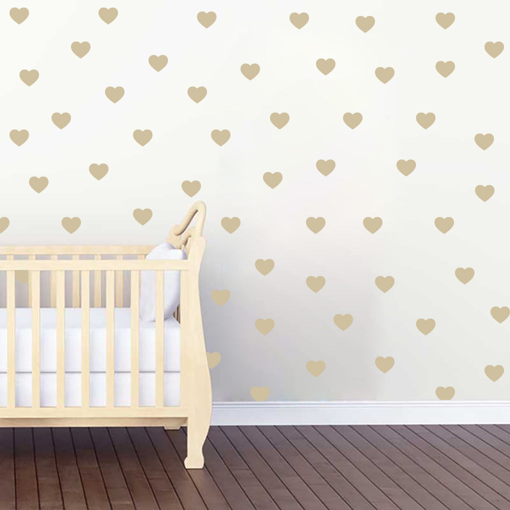 Heart SET Wall Sticker Decal Stencil Silhouette ST291