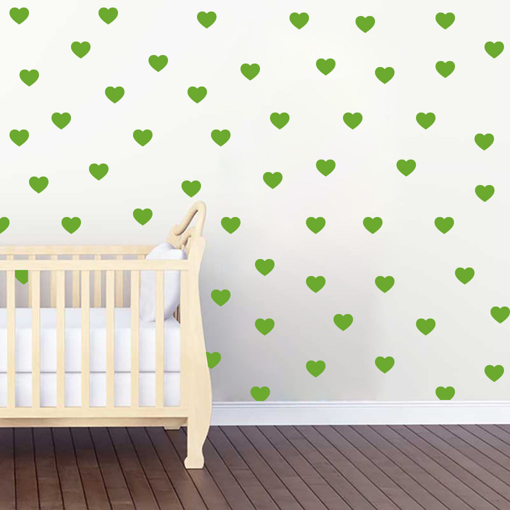 Heart SET Wall Sticker Decal Stencil Silhouette ST291