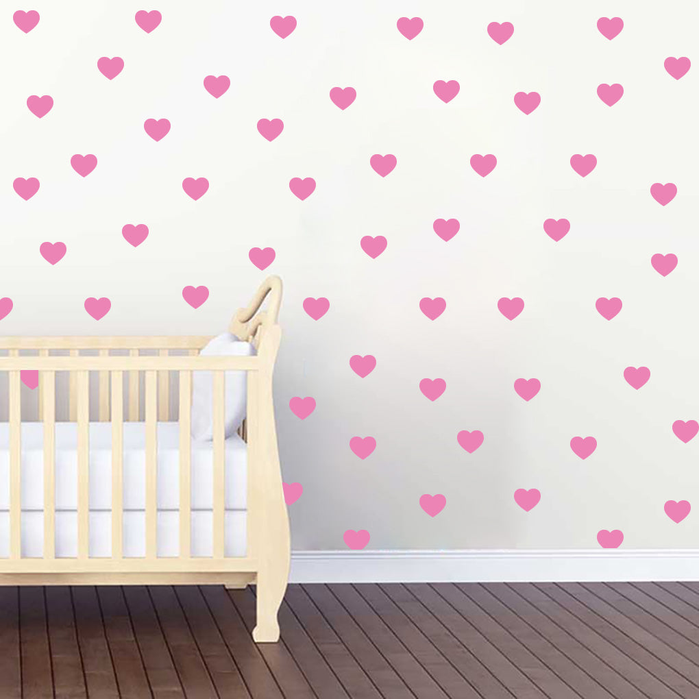 Heart SET Wall Sticker Decal Stencil Silhouette ST291