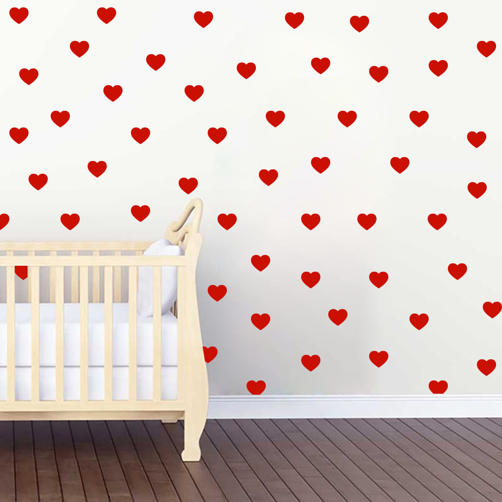 Heart SET Wall Sticker Decal Stencil Silhouette ST291