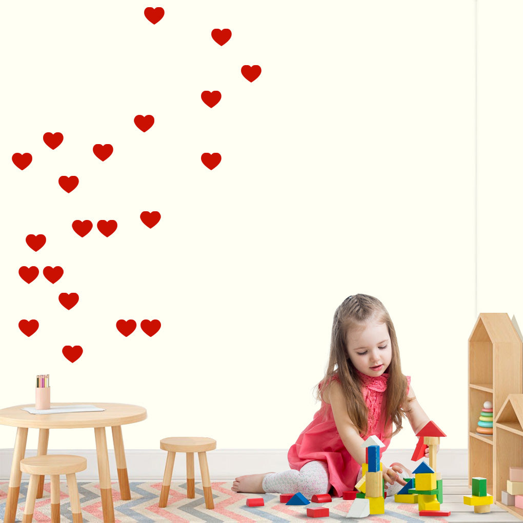 Heart SET Wall Sticker Decal Stencil Silhouette ST291