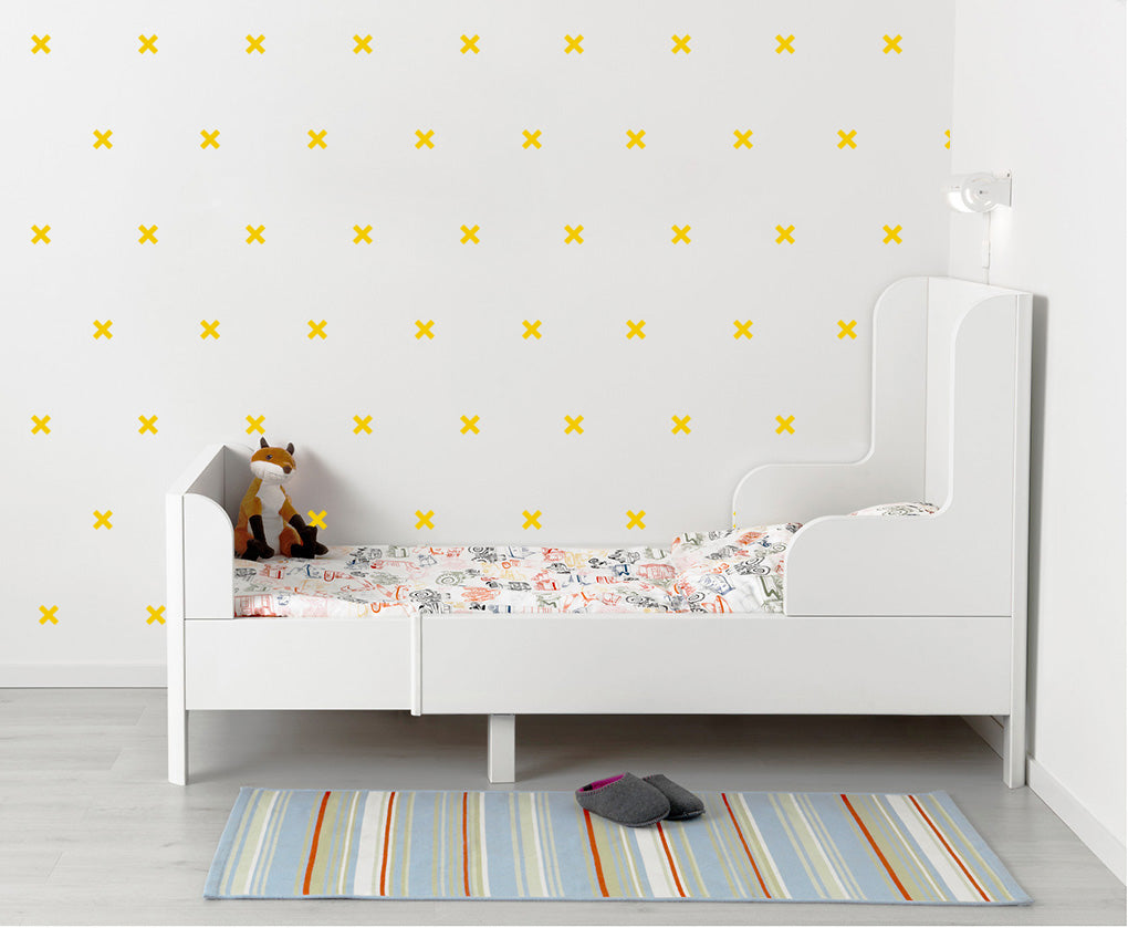 CROSS SET Wall Sticker Decal Stencil Silhouette ST293