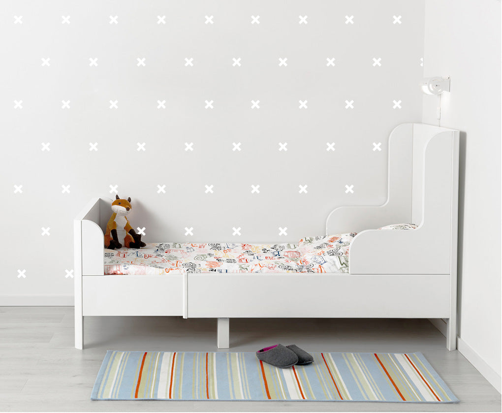 CROSS SET Wall Sticker Decal Stencil Silhouette ST293