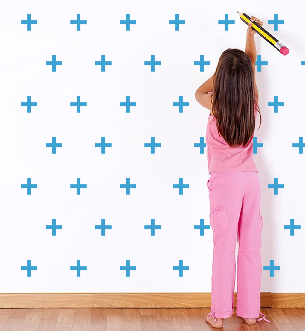 CROSS SET Wall Sticker Decal Stencil Silhouette ST293