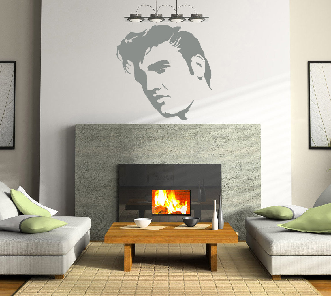 Singer Wall Sticker Decal Stencil Silhouette ST29