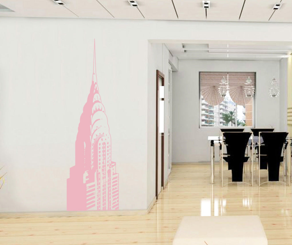 Building New York Wall Sticker Decal Stencil Silhouette ST326