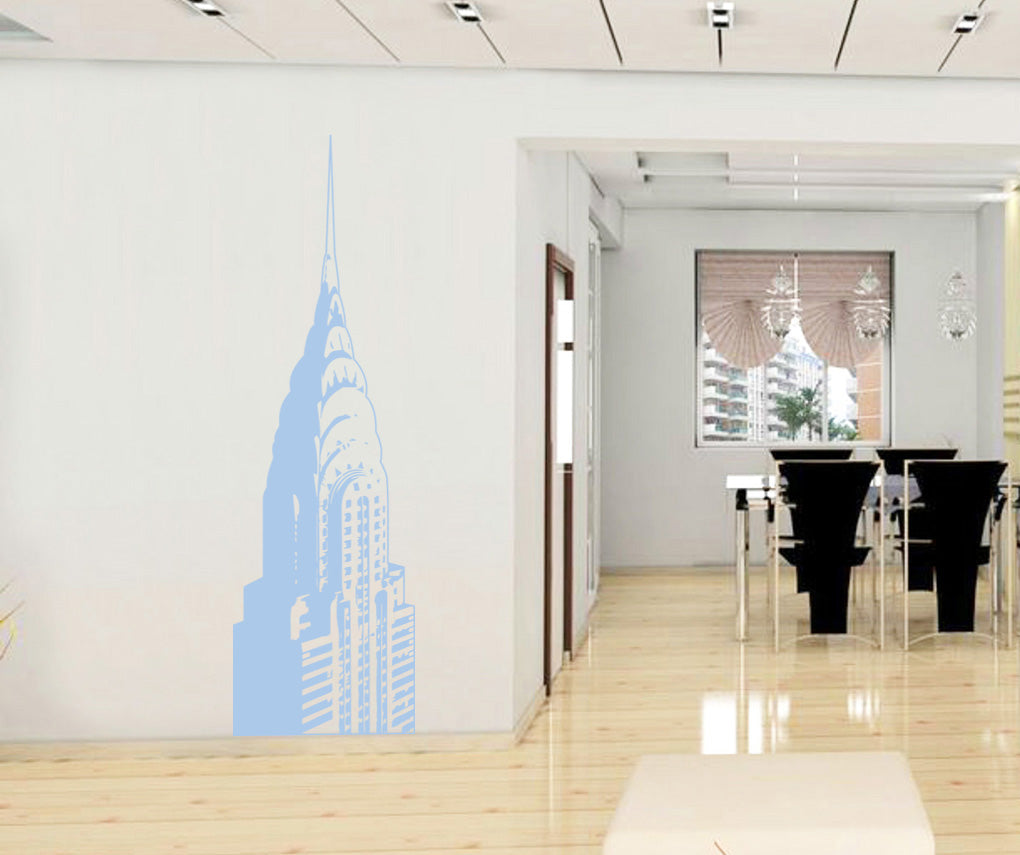 Building New York Wall Sticker Decal Stencil Silhouette ST326