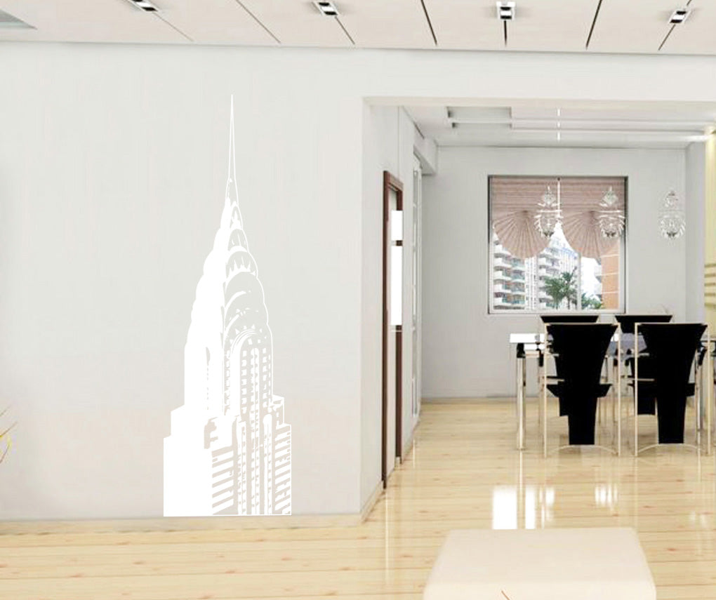 Building New York Wall Sticker Decal Stencil Silhouette ST326