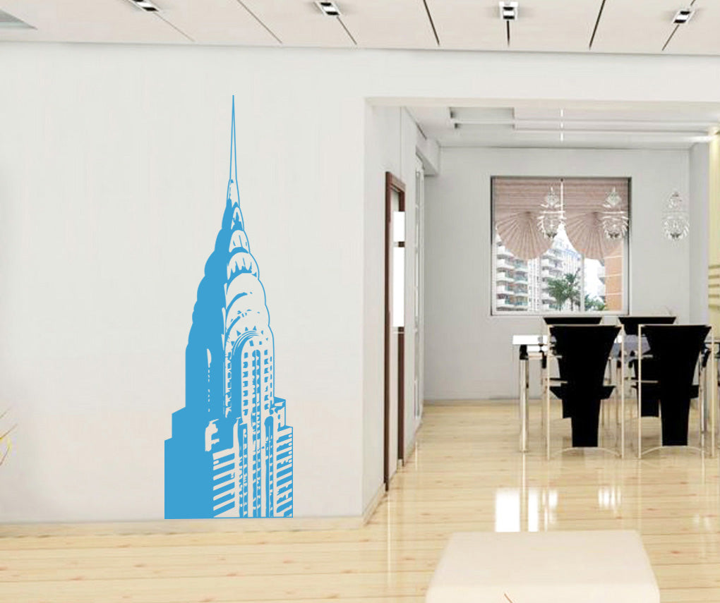Building New York Wall Sticker Decal Stencil Silhouette ST326