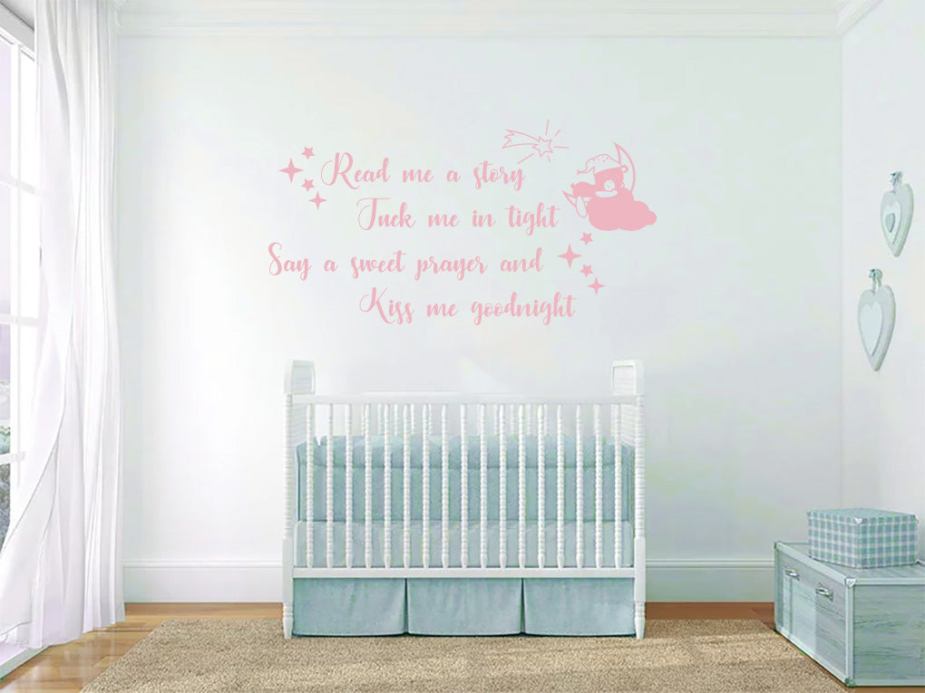 TUCK ME TIGHT Sticker Decal Stencil Silhouette ST328