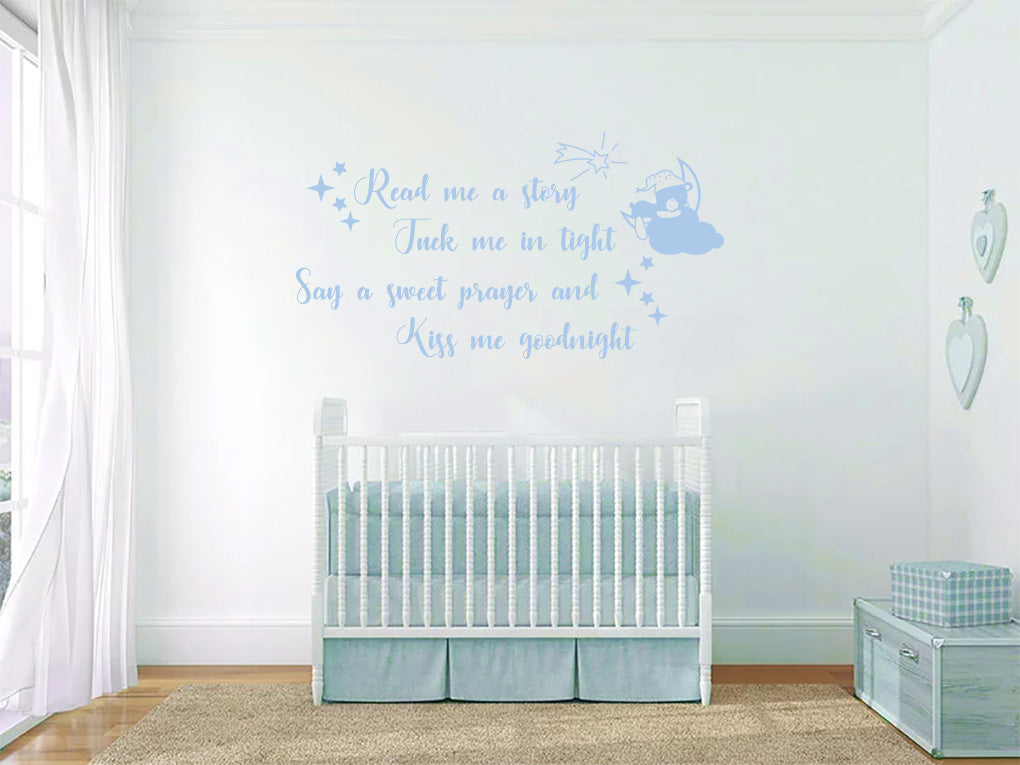 TUCK ME TIGHT Sticker Decal Stencil Silhouette ST328