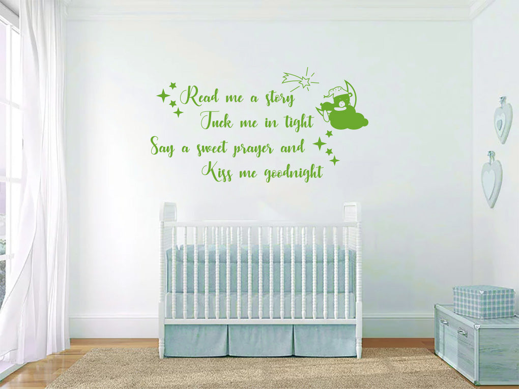 TUCK ME TIGHT Sticker Decal Stencil Silhouette ST328