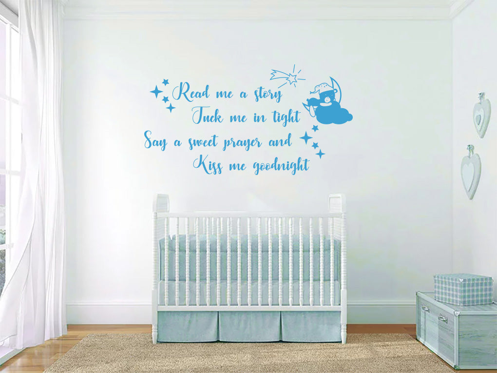 TUCK ME TIGHT Sticker Decal Stencil Silhouette ST328