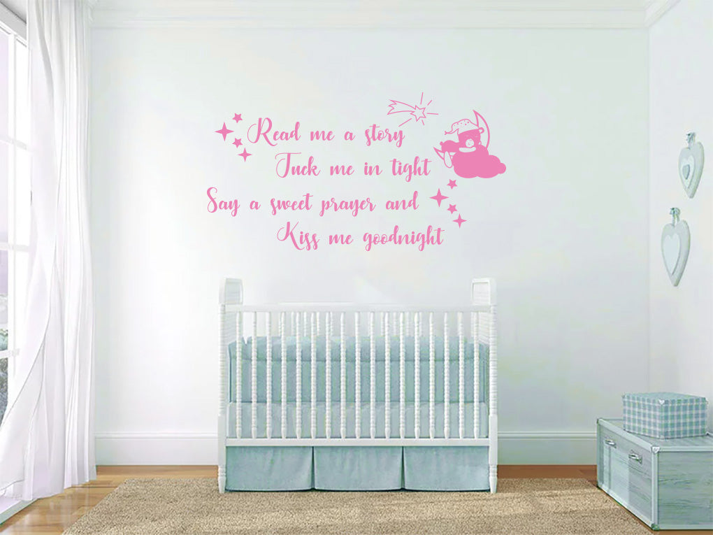 TUCK ME TIGHT Sticker Decal Stencil Silhouette ST328