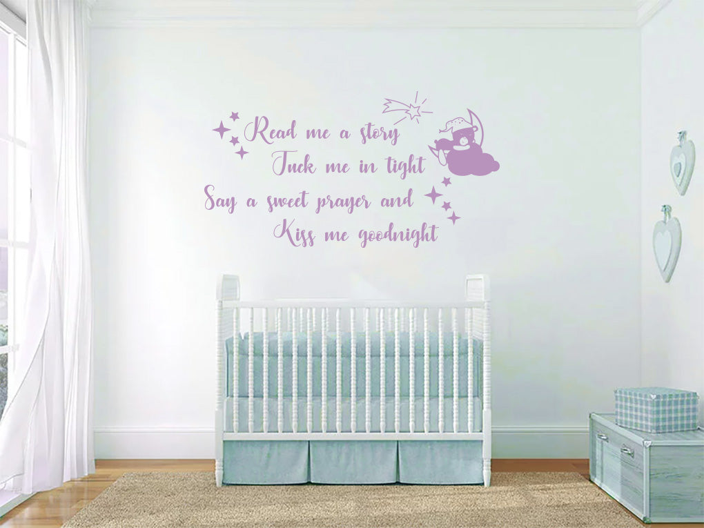 TUCK ME TIGHT Sticker Decal Stencil Silhouette ST328