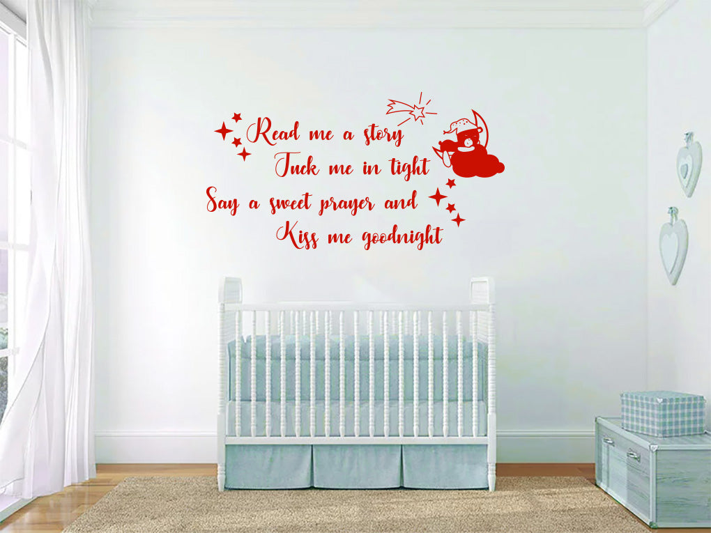 TUCK ME TIGHT Sticker Decal Stencil Silhouette ST328