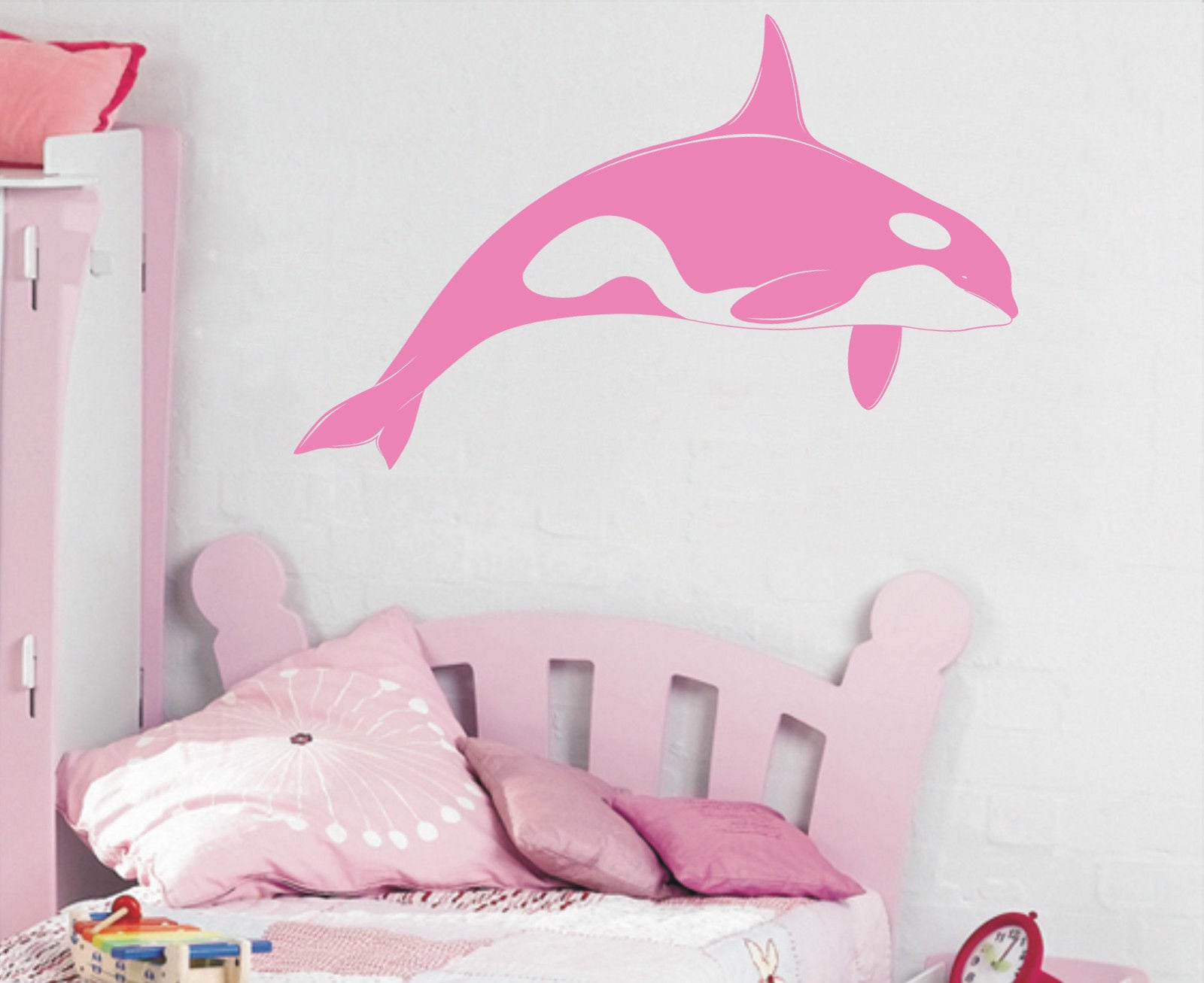 ORCA KILLER WHALE Sticker mural autocollant pochoir Silhouette ST32